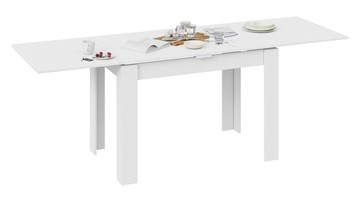 Кухонный стол раскладной Промо тип 4 (Белый/Белый) в Южно-Сахалинске - предосмотр 3