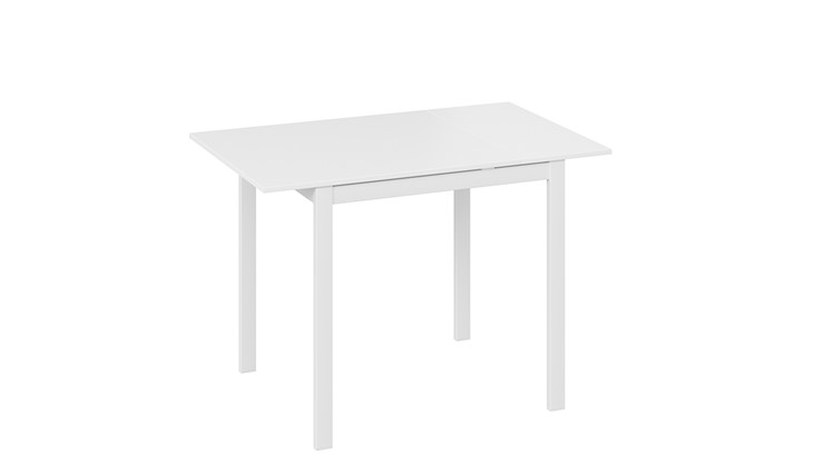 Кухонный стол раскладной Слайд тип 1 (Белый матовый, Белый) в Южно-Сахалинске - изображение 3