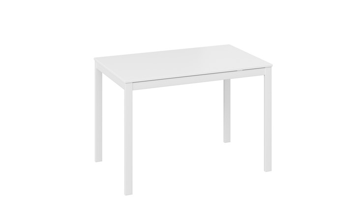 Обеденный раздвижной стол Слайд тип 2 (Белый матовый, Белый) в Южно-Сахалинске - изображение 2