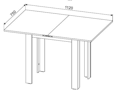 Кухонный стол раздвижной СО-3, белый в Южно-Сахалинске - изображение 3