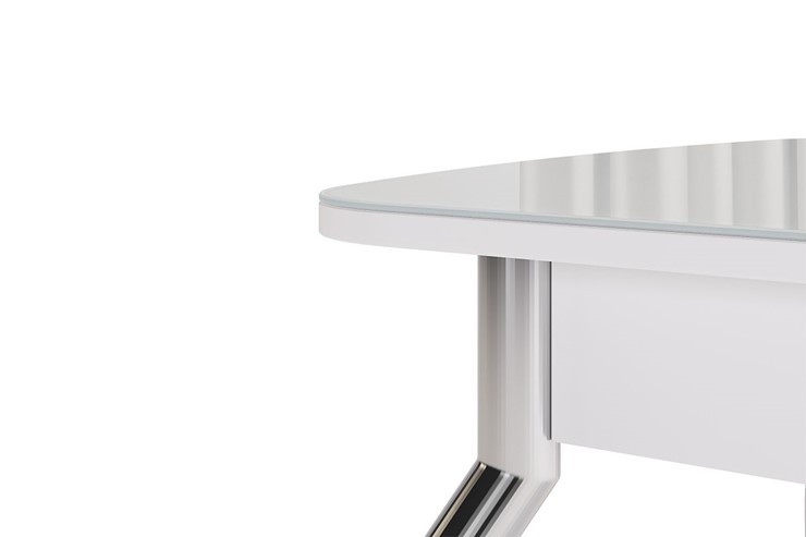 Раздвижной стол Танго, белый/белый в Южно-Сахалинске - изображение 5