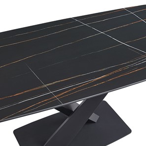 Обеденный стол DT2017 черная керамика MR32 (180) в Южно-Сахалинске - предосмотр 4