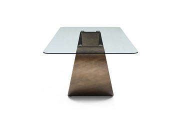 Кухонный стол DT9305FGI (240) прозрачный/бронзовый в Южно-Сахалинске - предосмотр 2