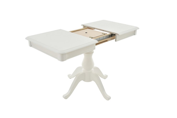 Кухонный раздвижной стол Фабрицио-1 исп. Мини 1100, Тон 10 Покраска + патина с прорисовкой (на столешнице) в Южно-Сахалинске - изображение 4