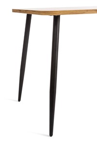 Стол обеденный PLUTO ЛДСП/металл, 120x80x77, Дуб вотан/Черный арт.19317 в Южно-Сахалинске - предосмотр 3