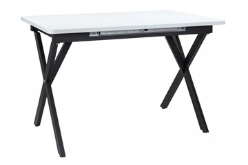 Кухонный стол раздвижной Стайл № 11 (1100/1500*700 мм.) столешница пластик, форма Флан, с механизмом бабочка в Южно-Сахалинске - предосмотр 2