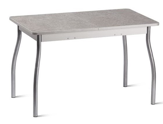 Раздвижной стол Орион.4 1200, Пластик Урбан серый/Металлик в Южно-Сахалинске - изображение