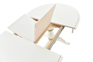 Кухонный стол раскладной Фабрицио-2 исп. Овал 1200, Тон 40 Покраска + патина (в местах фрезеровки) в Южно-Сахалинске - предосмотр 3
