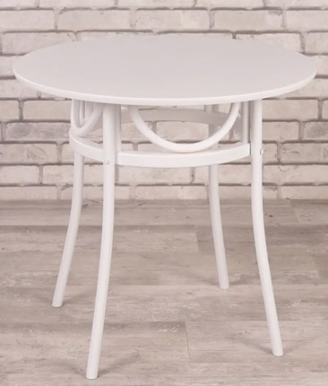 Кухонный стол Венский Вальс 800 (белая эмаль) в Южно-Сахалинске - изображение