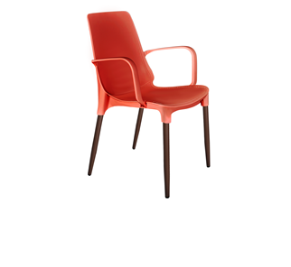 Обеденный стул SHT-ST76/S424-С (красный/коричневый муар) в Южно-Сахалинске - предосмотр