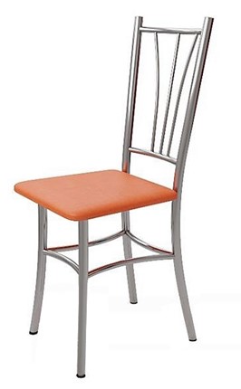 Обеденный стул "Классик 5", Рустика Оранж в Южно-Сахалинске - изображение