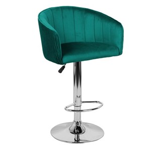 Барный стул Марк WX-2325 велюр зеленый в Южно-Сахалинске - предосмотр