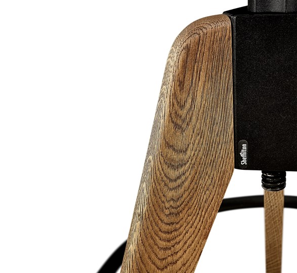 Барный стул SHT-ST19/S92 (белый/брашированный коричневый/черный муар) в Южно-Сахалинске - изображение 9