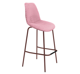Барный стул SHT-ST29-С22 / SHT-S29P (розовый зефир/медный металлик) в Южно-Сахалинске