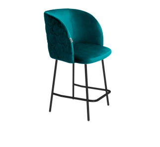 Полубарный стул SHT-ST33-1 / SHT-S29P-1 (альпийский бирюзовый/черный муар) в Южно-Сахалинске