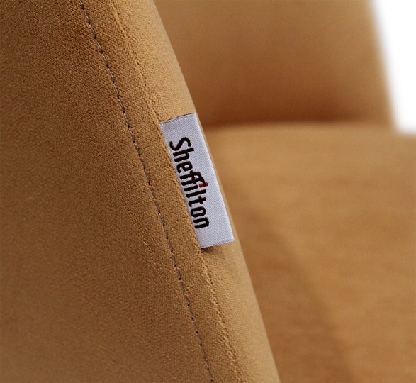 Барный стул SHT-ST35 / SHT-S148 (горчичный/черный муар/золото) в Южно-Сахалинске - изображение 3
