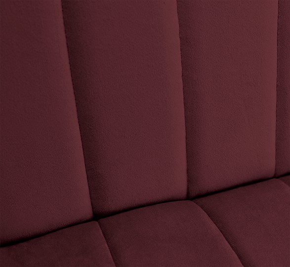 Барный стул SHT-ST37 / SHT-S93 (рубиновое вино/браш.коричневый/черный муар) в Южно-Сахалинске - изображение 4