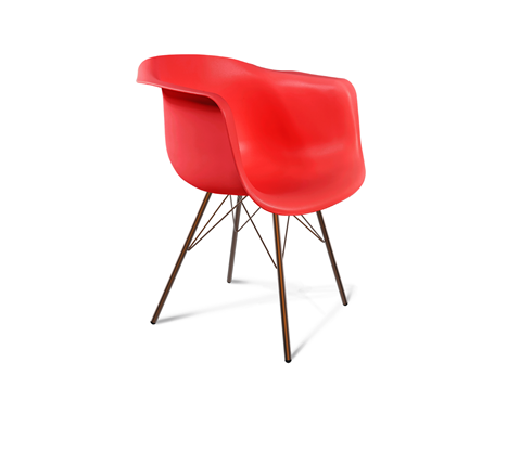 Кухонный стул SHT-ST31/S37 (красный/медный металлик) в Южно-Сахалинске - изображение