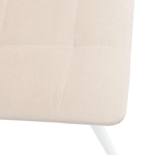 Обеденный стул Leset Скай (Металл белый/велюр песок) в Южно-Сахалинске - изображение 4