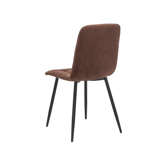 Обеденный стул Leset Скай (Металл черный/велюр Шоколад) в Южно-Сахалинске - изображение 3