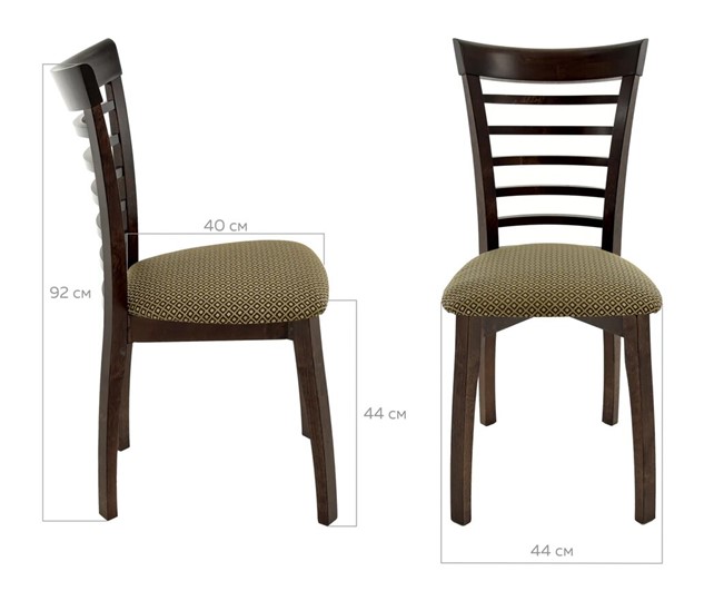 Обеденный стул Бурбон (Тон 8-Венге, Ажур 22-2) в Южно-Сахалинске - изображение 17