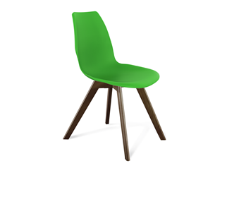 Кухонный стул SHT-ST29/S39 (зеленый ral 6018/темный орех) в Южно-Сахалинске - предосмотр