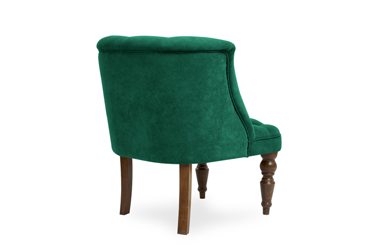 Кресло на ножках Бриджит зеленый ножки коричневые в Южно-Сахалинске - изображение 3