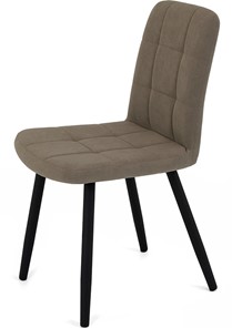 Кухонный стул Кубика Абсент NEW, ноги черные круглые XL (R32)/велюр T173 Капучино в Южно-Сахалинске