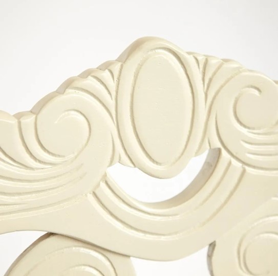 Кухонный стул Андромеда, дерево гевея 47х55х107 Ivory white/ткань коричневая S 168-7 (2 шт) арт.12896 в Южно-Сахалинске - изображение 1