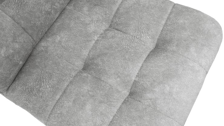Стул Аспен К3 (Белый матовый/Микровелюр Wellmart Silver) в Южно-Сахалинске - изображение 4
