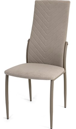Обеденный стул Асти Лайт (чайка), велюр Т170/ноги мокко в Южно-Сахалинске - изображение