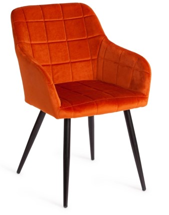 Обеденный стул BEATA (mod. 8266) 56х60х82 рыжий/черный, G062-24 в Южно-Сахалинске - изображение