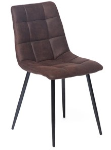 Кухонный стул CHILLY (mod. 7094) 45х55х87,5 темно-коричневый/черный, PK-03 в Южно-Сахалинске