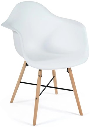 Кресло CINDY (EAMES) (mod. 919) 60х62х79 белый арт.19047 в Южно-Сахалинске - изображение