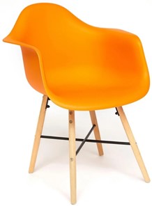 Кресло CINDY (EAMES) (mod. 919) 60х62х79 оранжевый арт.19049 в Южно-Сахалинске