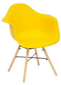 Кресло CINDY (EAMES) (mod. 919) 60х62х79 желтый арт.19048 в Южно-Сахалинске