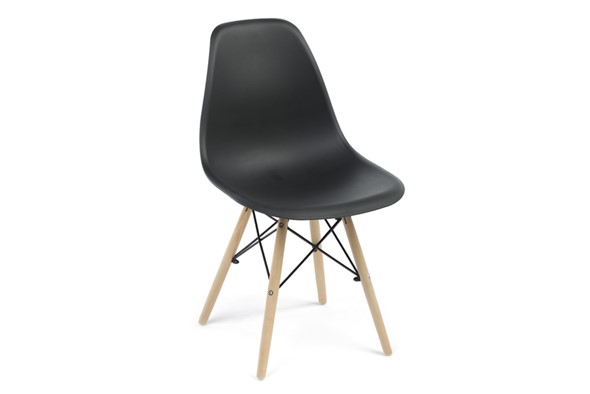 Обеденный стул DSL 110 Wood (черный) в Южно-Сахалинске - изображение