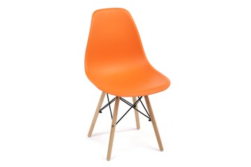 Обеденный стул DSL 110 Wood (оранжевый) в Южно-Сахалинске - предосмотр