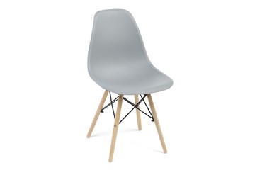 Обеденный стул derstuhl DSL 110 Wood (светло-серый) в Южно-Сахалинске