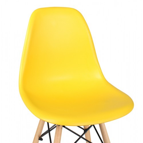 Дизайнерский стул EAMES DSW WX-503 PP-пластик желтый в Южно-Сахалинске - изображение 2