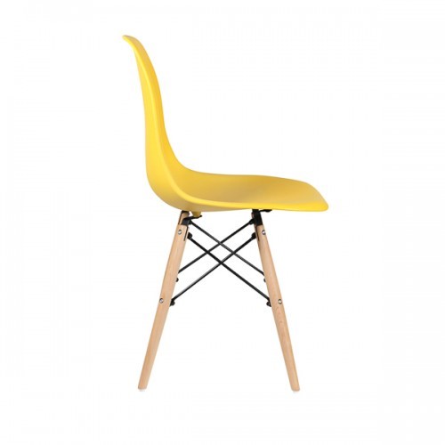 Дизайнерский стул EAMES DSW WX-503 PP-пластик желтый в Южно-Сахалинске - изображение 3