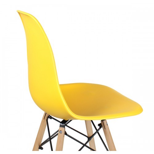 Дизайнерский стул EAMES DSW WX-503 PP-пластик желтый в Южно-Сахалинске - изображение 4