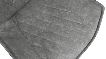 Стул кухонный Фэнди К3 (Черный муар/Микровелюр Wellmart Silver) в Южно-Сахалинске - предосмотр 4