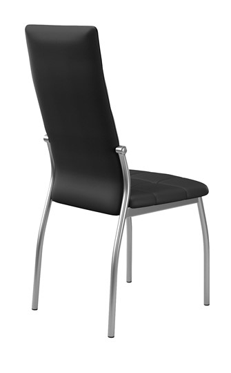 Обеденный стул Галс-М, к/з Pegasso черный, ножки хром в Южно-Сахалинске - изображение 2