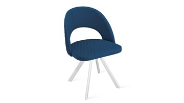 Обеденный стул Гэтсби К2 (Белый матовый/Велюр Confetti Blue) в Южно-Сахалинске - предосмотр