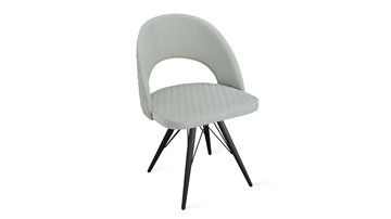 Обеденный стул Гэтсби К3 (Черный муар/Велюр Confetti Silver) в Южно-Сахалинске - предосмотр