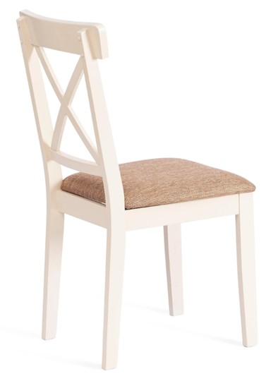 Кухонный стул Гольфи 2, дерево гевея 45х51х94 Ivory white/ткань кор.-зол 1505-9 (2 шт) арт.14117 в Южно-Сахалинске - изображение 2