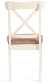 Кухонный стул Гольфи 2, дерево гевея 45х51х94 Ivory white/ткань кор.-зол 1505-9 (2 шт) арт.14117 в Южно-Сахалинске - предосмотр 3