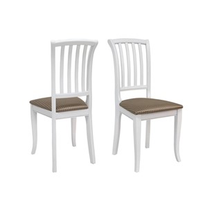 Обеденный стул Leset Остин (Белый/жаккард Flora) в Южно-Сахалинске - предосмотр 7