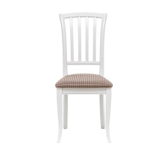 Обеденный стул Leset Остин (Белый/жаккард Flora) в Южно-Сахалинске - изображение 1